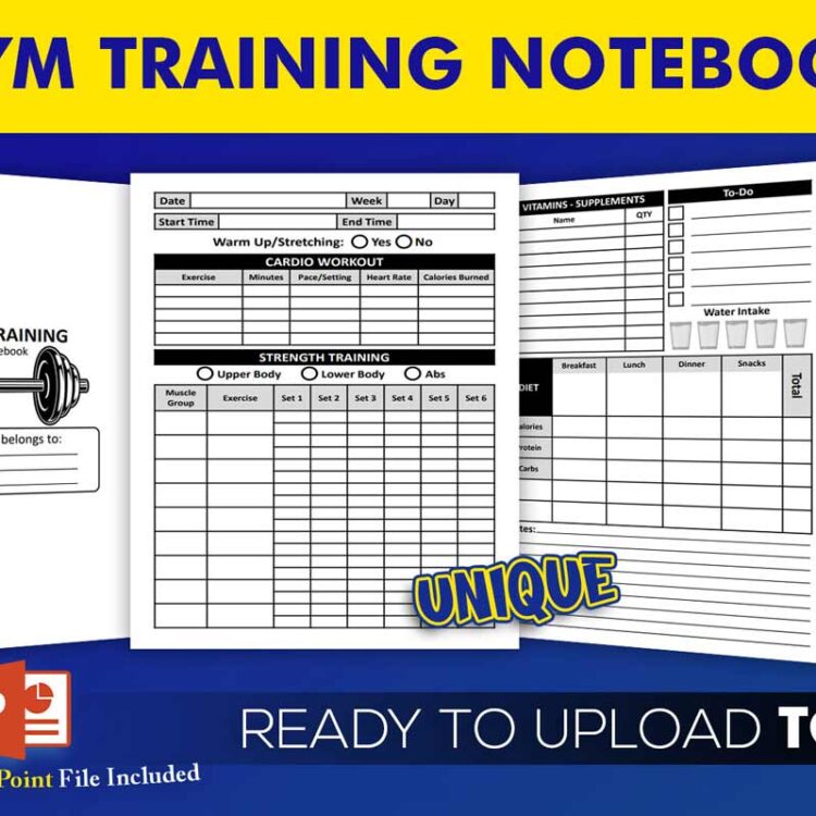 KDP Interiors: Gym Training Notebook