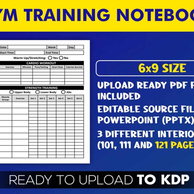 KDP Interiors: Gym Training Notebook