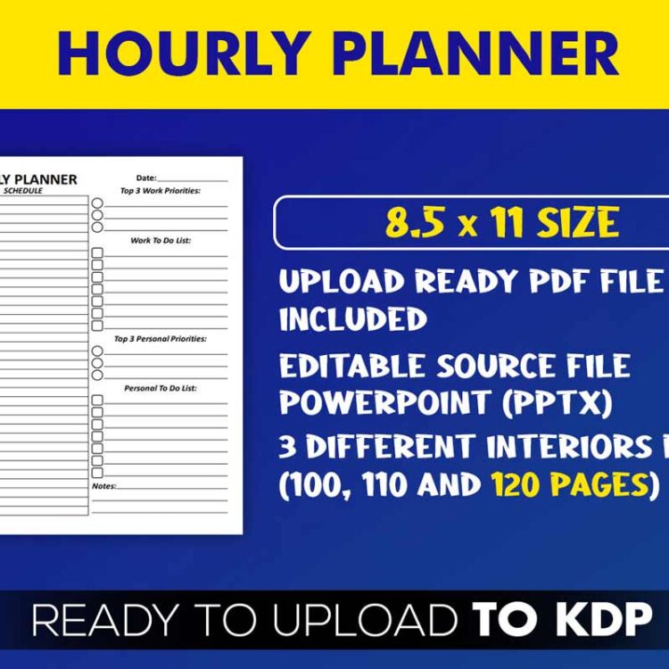 KDP Interiors: Hourly Planner