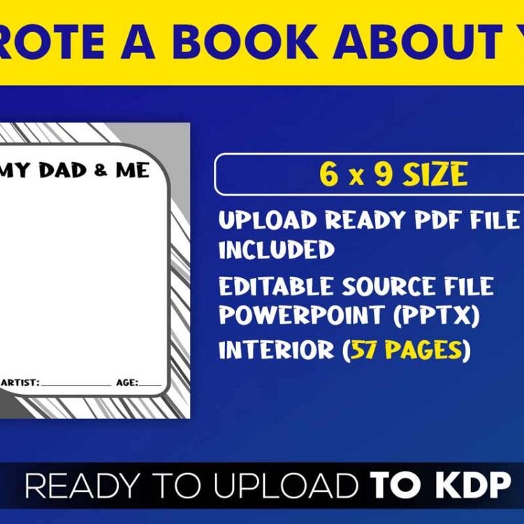 KDP Interiors: DAD I Wrote a Book About You