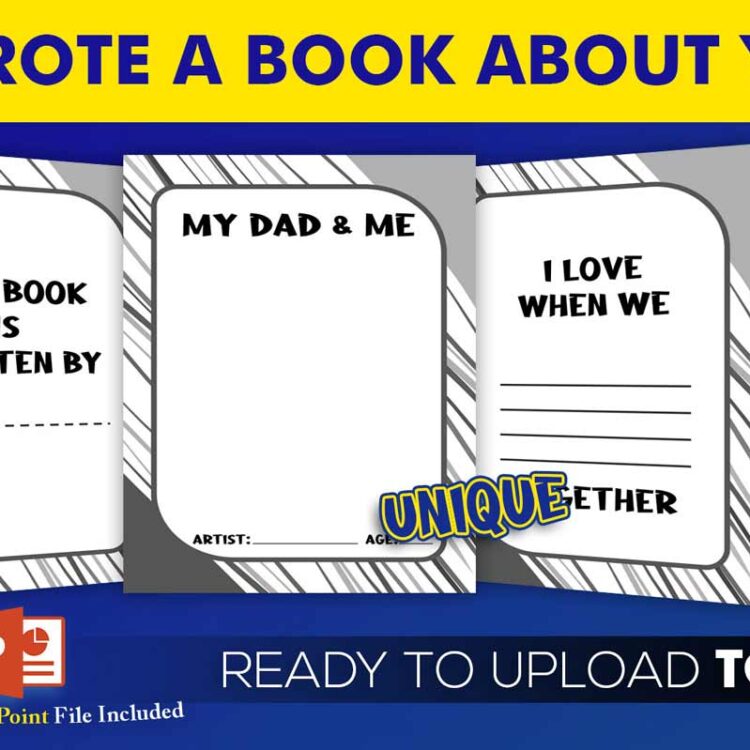 KDP Interiors: DAD I Wrote a Book About You