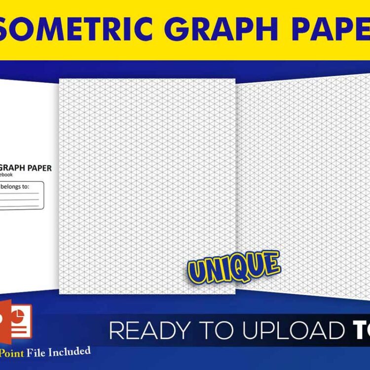 KDP Interiors: Isometric Graph Paper Book