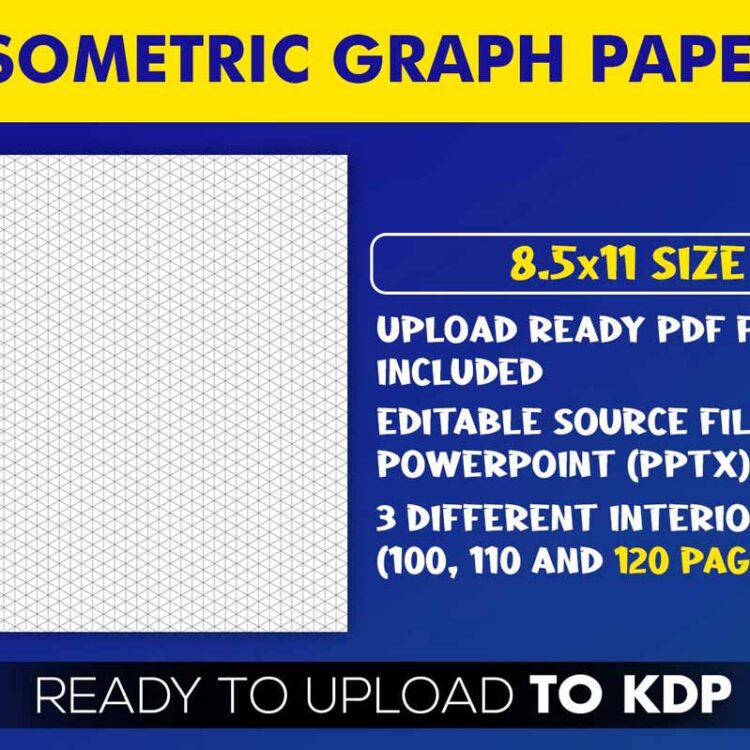 KDP Interiors: Isometric Graph Paper Book