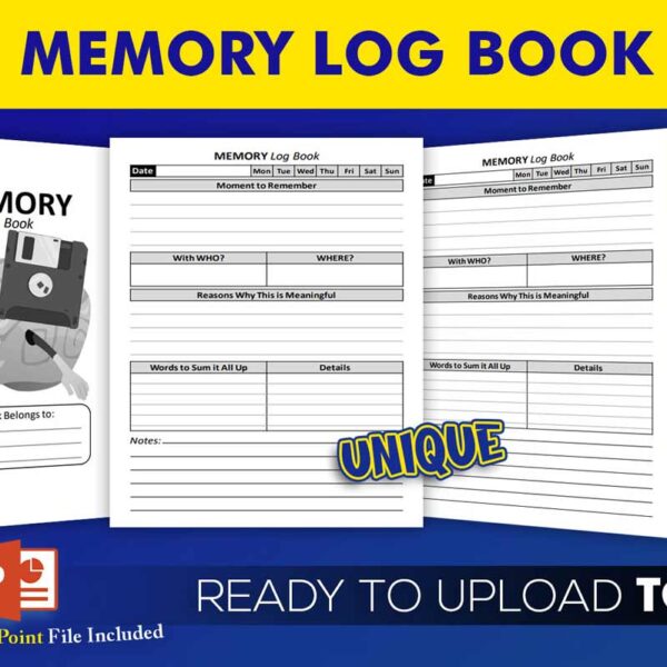 KDP Interiors: MEMORY Log Book