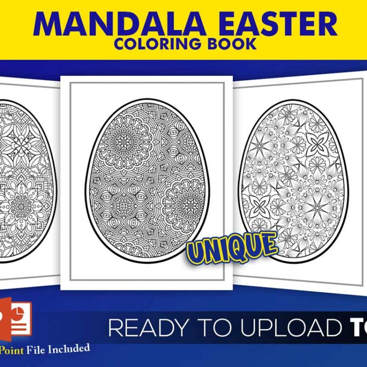 KDP Interiors: Mandala Easter Coloring Book