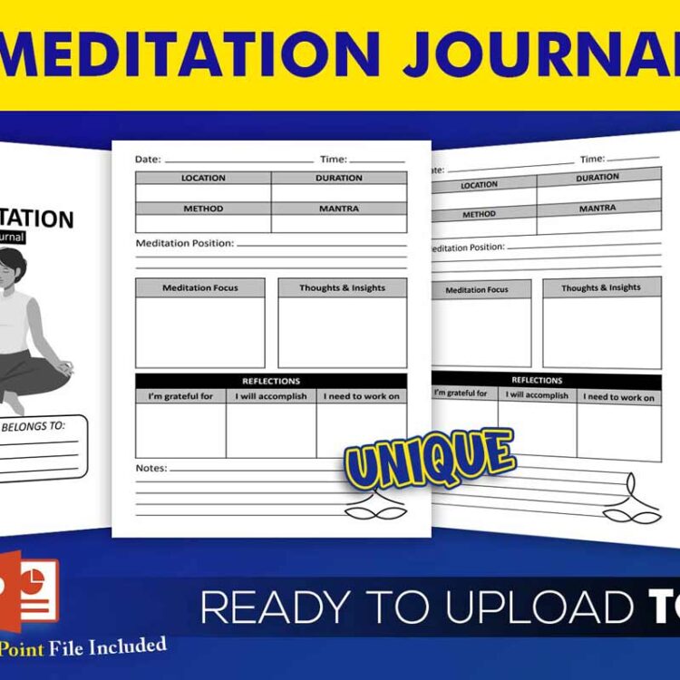 KDP Interiors: Meditation Journal