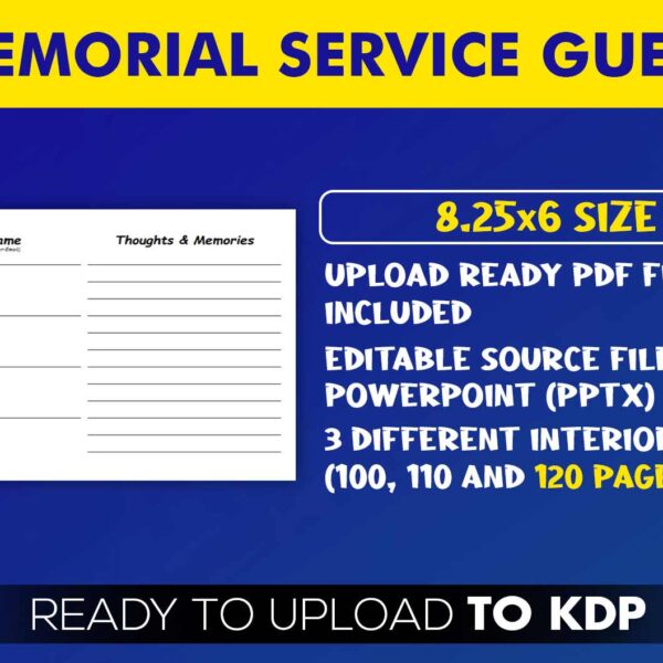 KDP Interiors: Memorial Service Guest Book