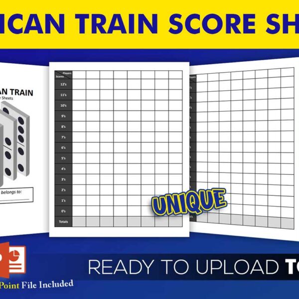 KDP Interiors: Mexican Train Score Sheet