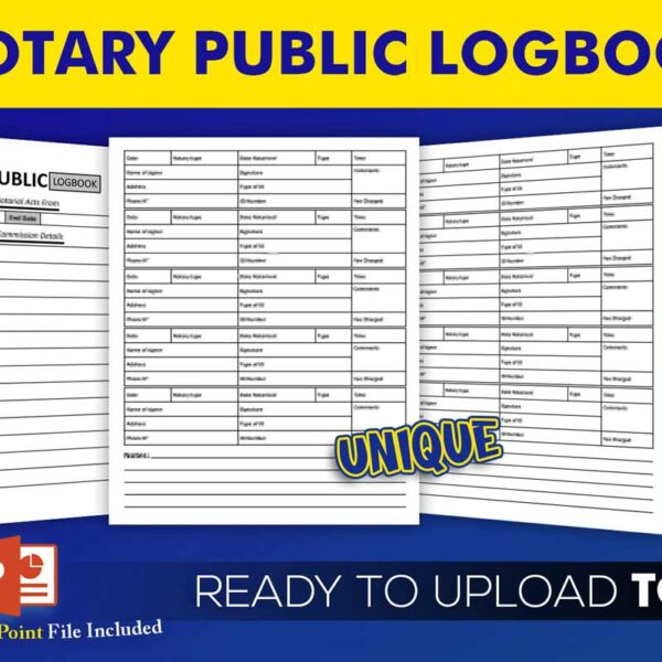 KDP Interiors: Notary Public Logbook