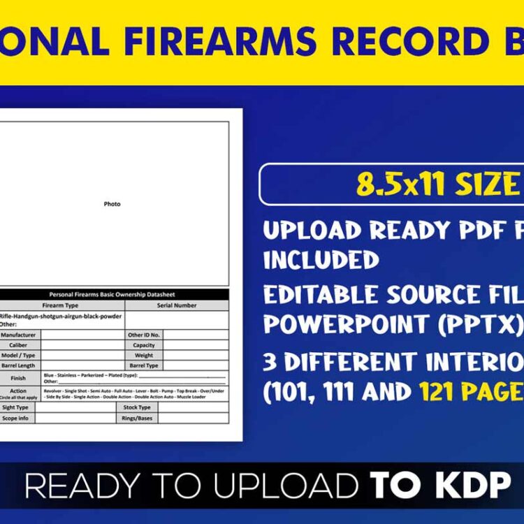 KDP Interiors: Personal Firearms Record Book