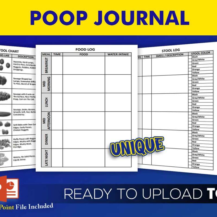 KDP Interiors: Poop Journal Stool Logbook