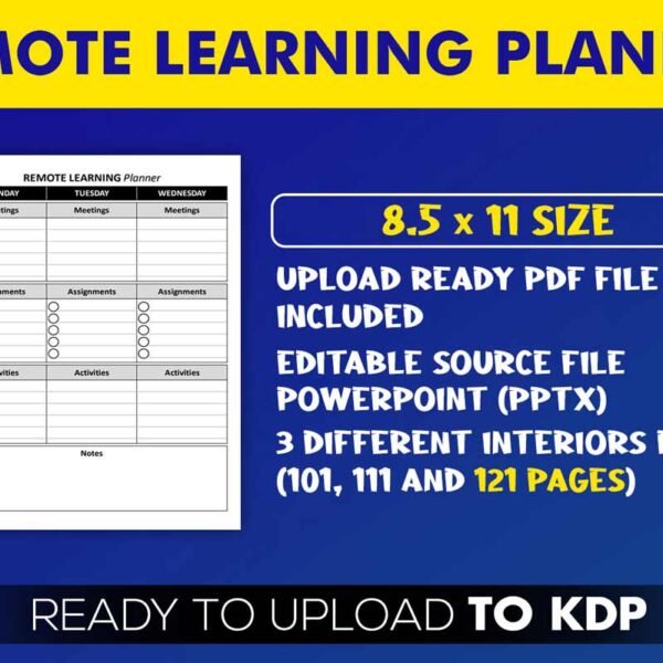 KDP Interiors: Remote Learning Planner