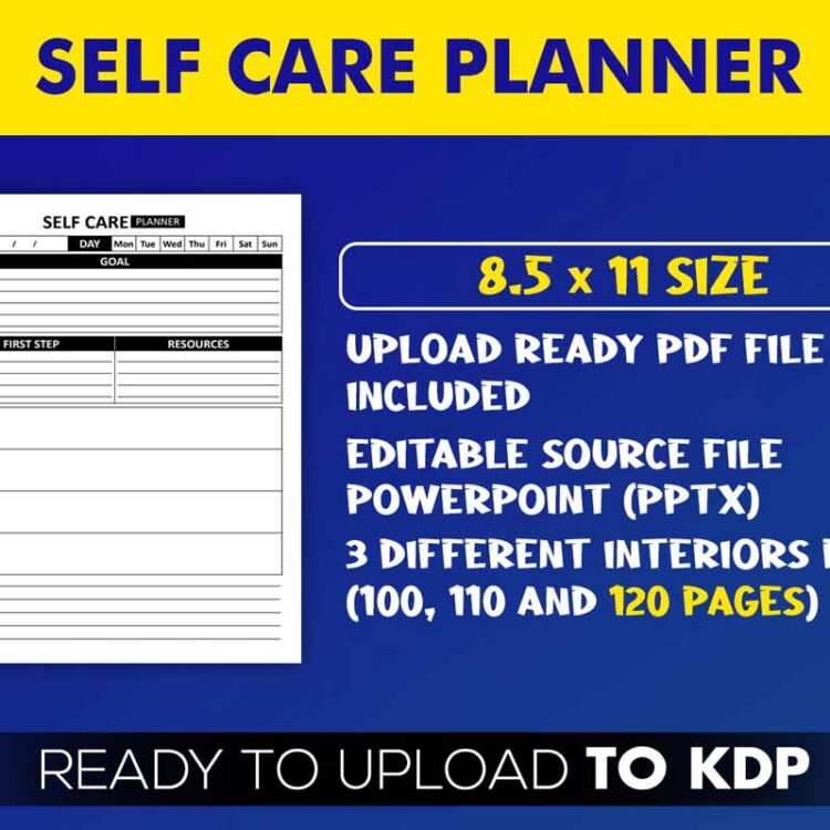 KDP Interiors: Self Care Planner