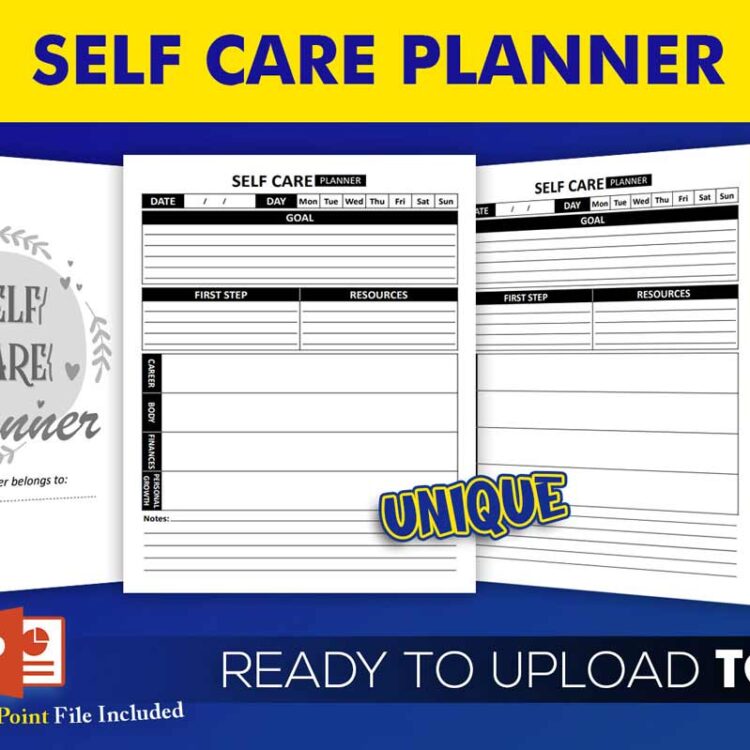 KDP Interiors: Self Care Planner