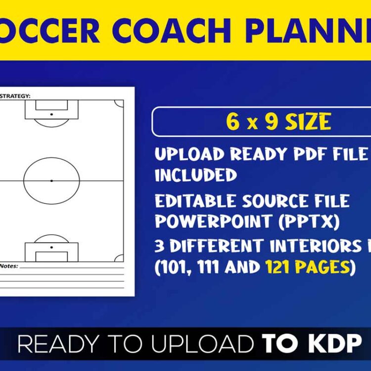 KDP Interiors: Soccer Coach Planner Book