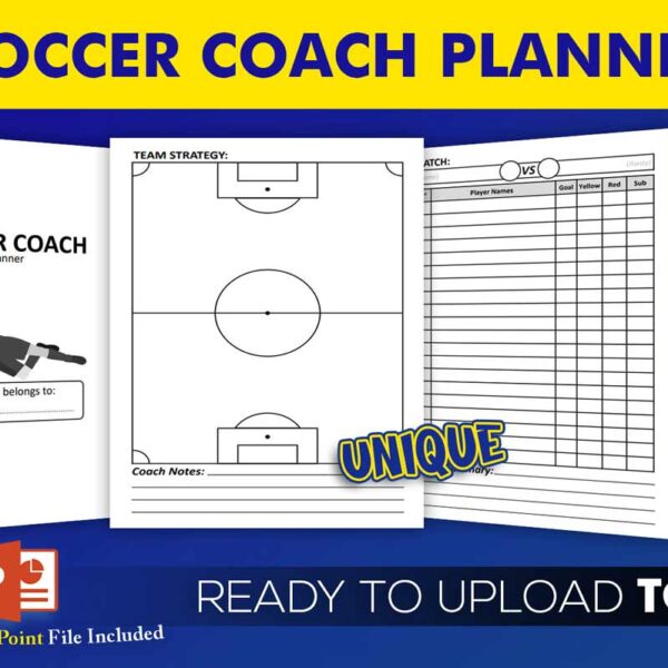 KDP Interiors: Soccer Coach Planner Book