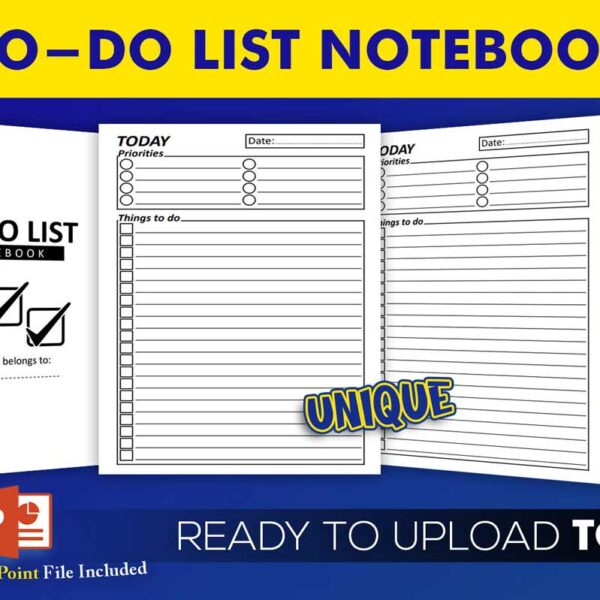 KDP Interiors: To Do List Notebook