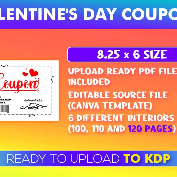 KDP Interiors: Valentine’s Day Coupon Book – Canva Template