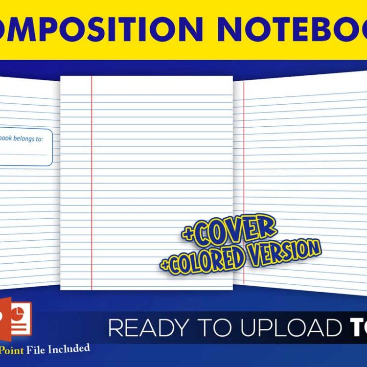 KDP Interiors: Composition Book Notebook