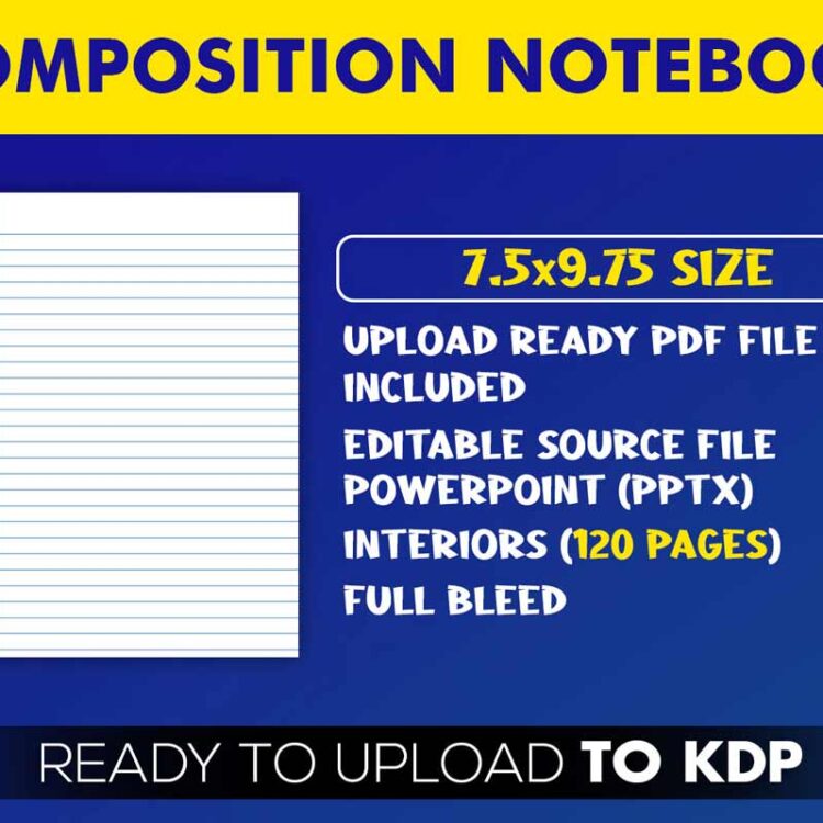 KDP Interiors: Composition Book Notebook
