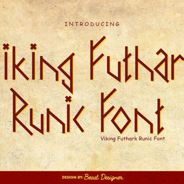 Viking Futhark Runic Font | Ancient Nordic Font