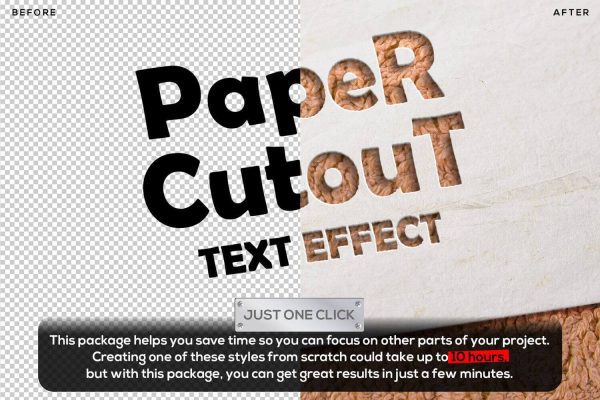 Editable Paper Cutout Logo Mockup Text Effect [PHOTOSHOP] by Beast Designer - Image 2