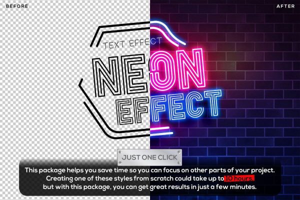 Editable Neon Logo Mockup Text Effect [PHOTOSHOP] by Beast Designer - Image 2